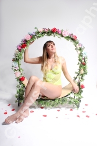 Flowerhoop portrait photography by Ginnys Photography in Grimsby