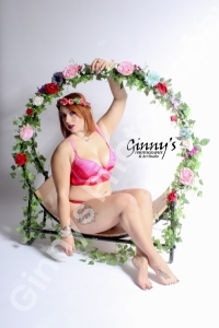 Flowerhoop portrait photography by Ginnys Photography in Grimsby