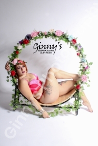 Flowerhoop portrait photography by Ginnys Photography in Grimsby