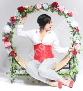 Flowerhoop portrait photography by Ginnys Photography in Grimsby