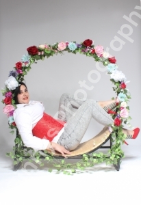 Flowerhoop portrait photography by Ginnys Photography in Grimsby