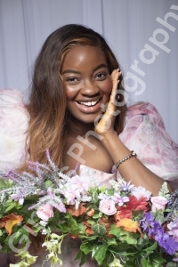 Flowerhoop portrait photography by Ginnys Photography in Grimsby