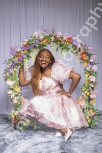 Flowerhoop portrait photography by Ginnys Photography in Grimsby