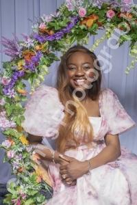 Flowerhoop portrait photography by Ginnys Photography in Grimsby